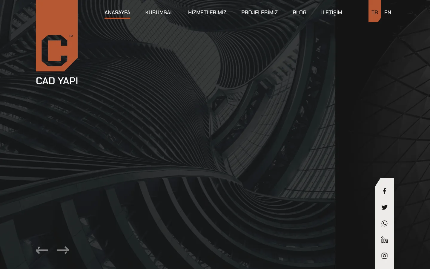 Cad Yapı Web Sitesi