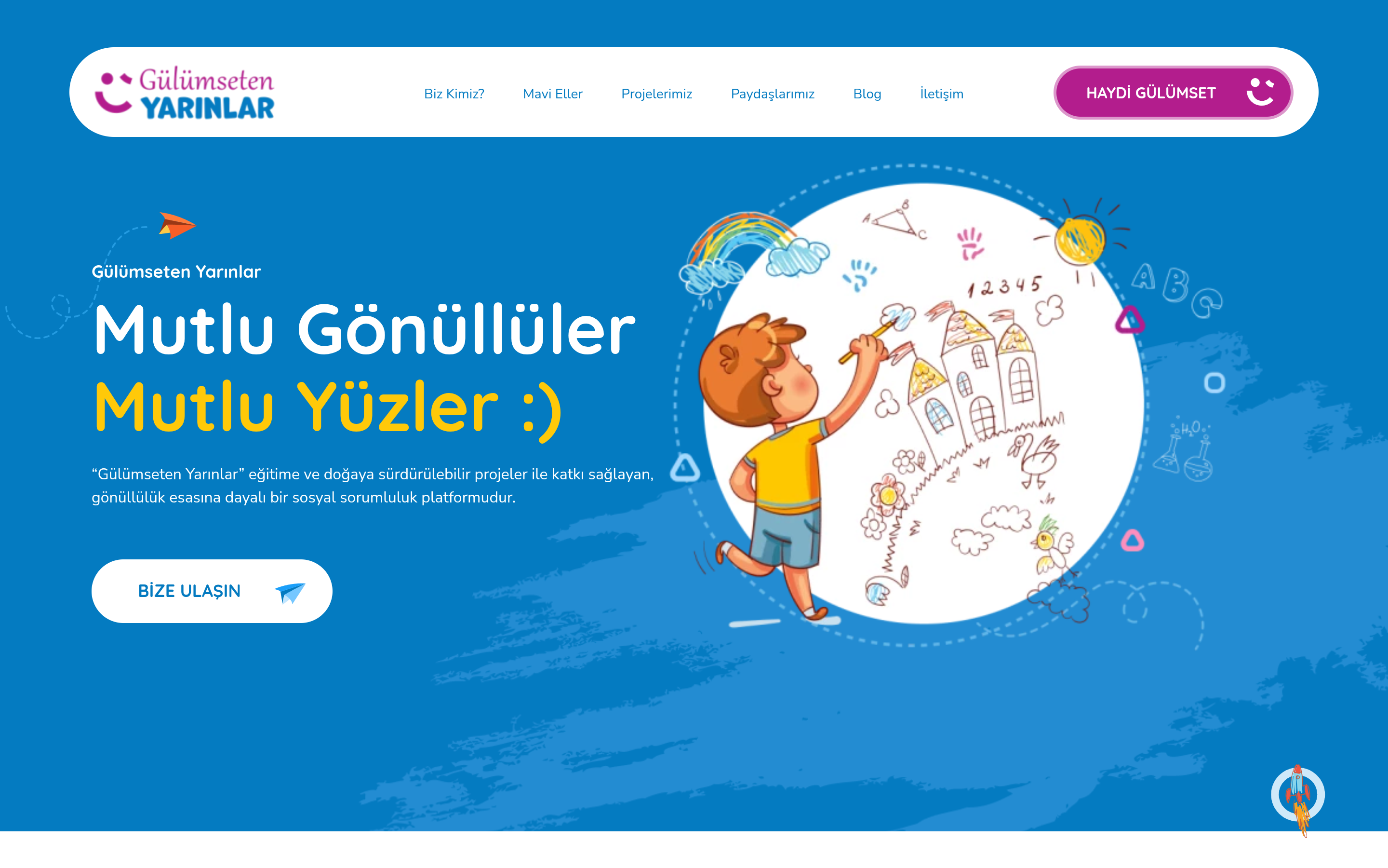 Gülümseten Yarınlar Web Sitesi Front End (Gönüllü)