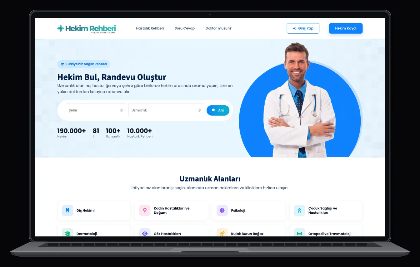 Hekim Rehberi — Doktor Portalı