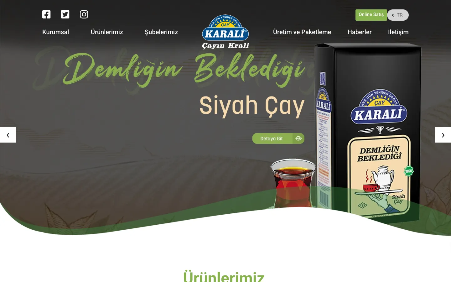 Karali Çay Web Sitesi