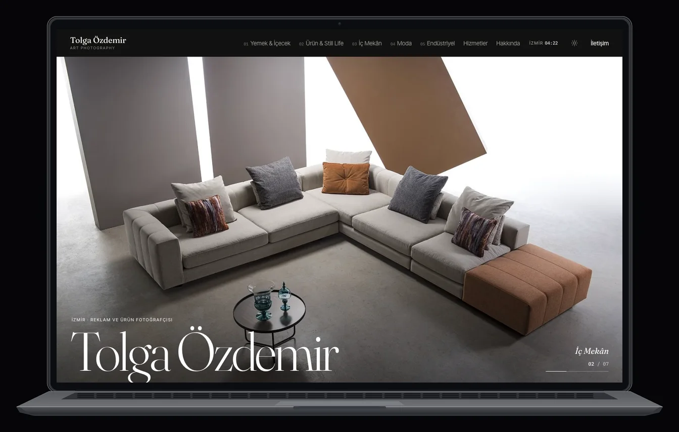 Tolga Özdemir — Ürün ve Reklam Fotoğrafçısı Web Sitesi