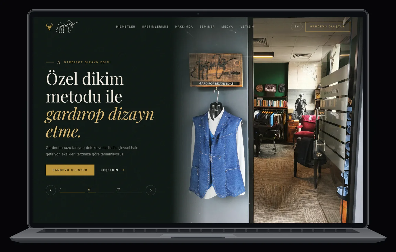 Toygar Köse — Ismarlama Terzi Web Sitesi